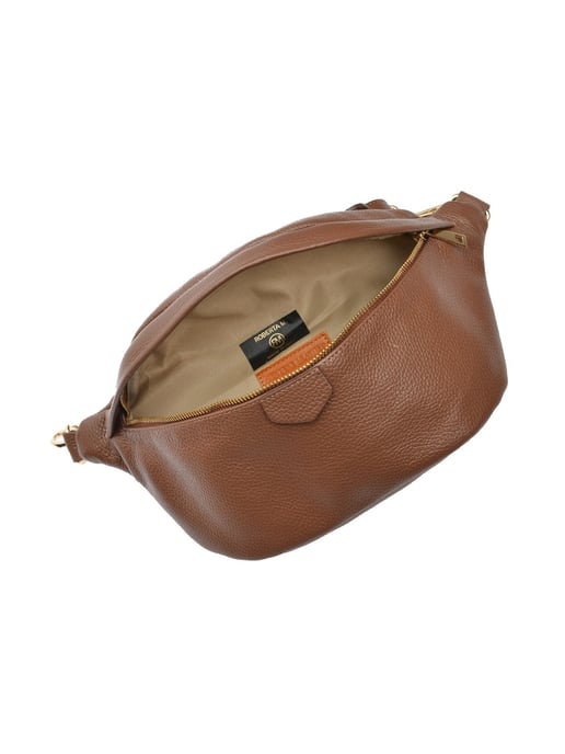 Roberta M Bordeauxrood Rundleer Tas - Image 4