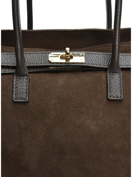 Isabella Rhea Chestnut Brown Cowhide Leather Bag - Image 3