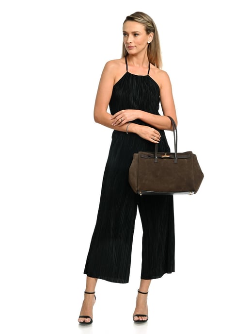 Isabella Rhea Chestnut Brown Cowhide Leather Bag - Image 5