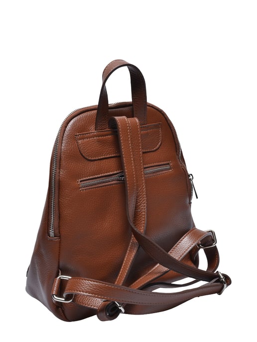 Anna Luchini Bordeauxrood Rundleer Tas - Image 2
