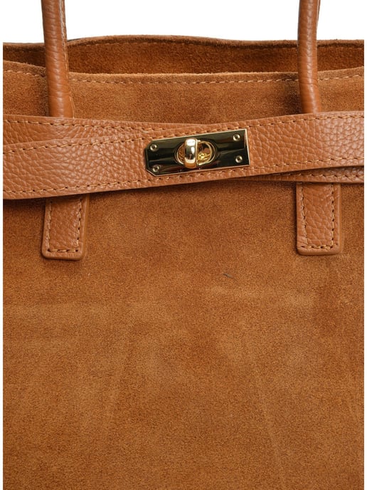 Isabella Rhea Brown Cowhide Leather Bag - Image 3