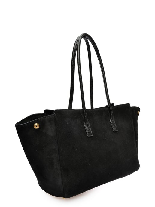 Isabella Rhea Black Cowhide Leather Bag - Image 2