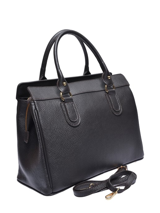Roberta M Bordeauxrood Rundleer Tas - Image 2