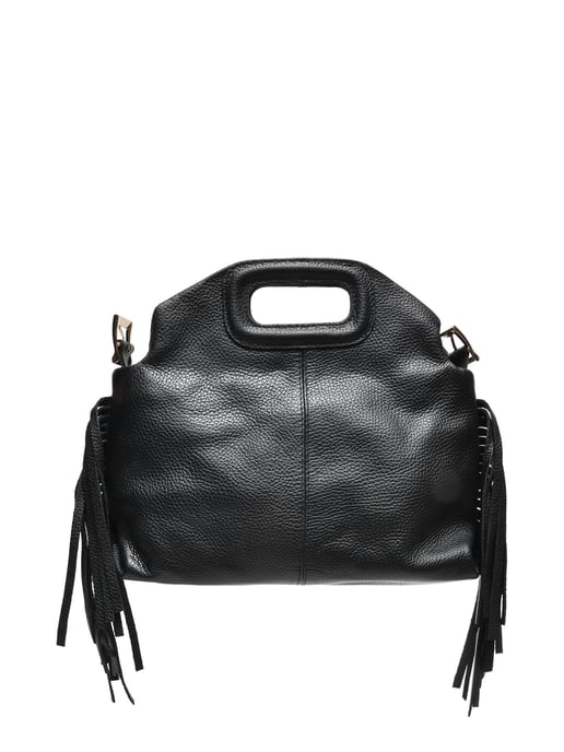 Anna Luchini Black Cowhide Leather Bag - Image 1