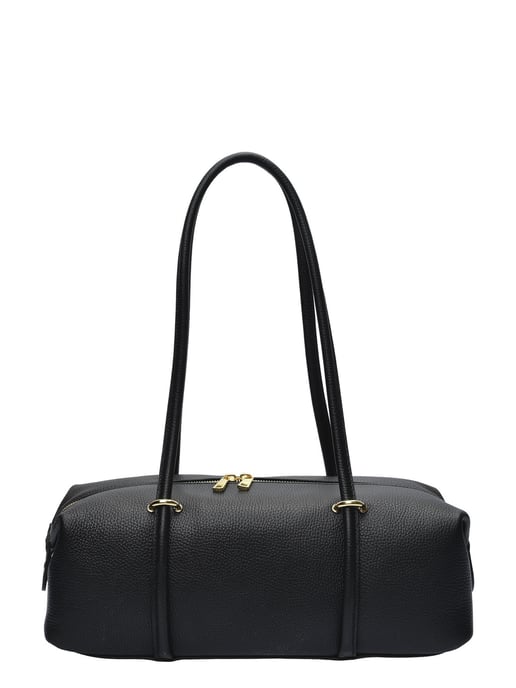 Isabella Rhea Black Cow Leather Bag - Image 1