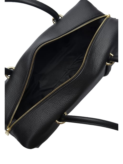 Isabella Rhea Black Cow Leather Bag - Image 4