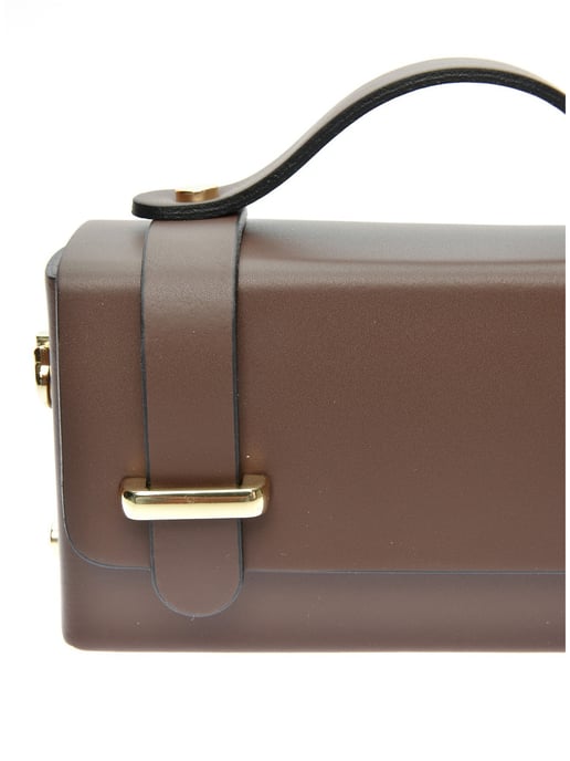 Isabella Rhea Bordeauxrood Rundleer Tas - Image 3