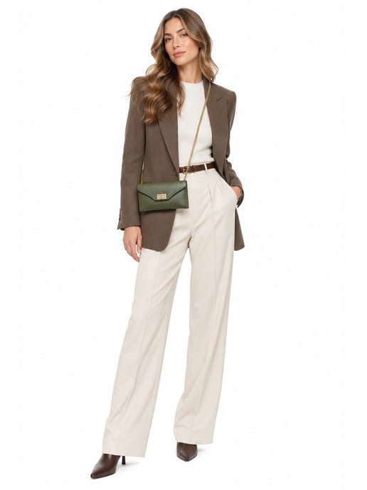 Isabella Rhea Two-Tone Cowhide Leather Bag - Image 5
