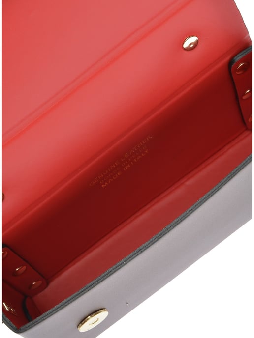 Isabella Rhea Bordeauxrood Rundleer Tas - Image 4