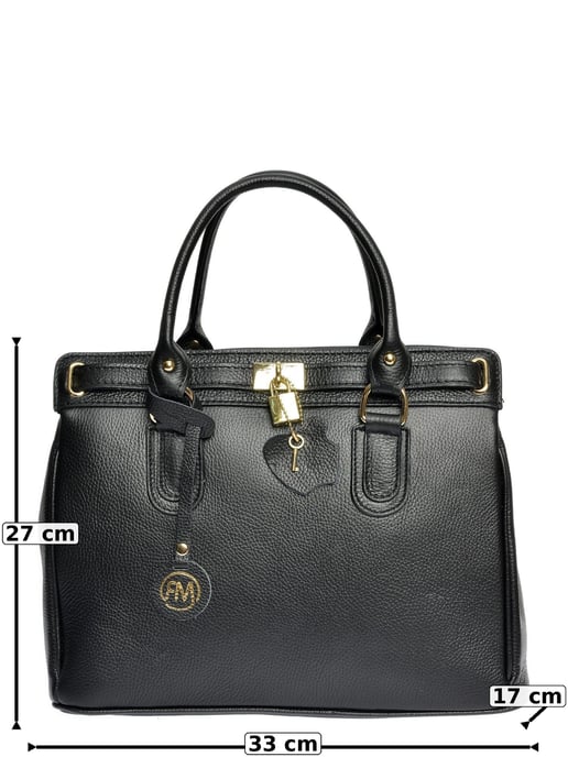 Roberta M Zwart Rundleer Tas - Image 6