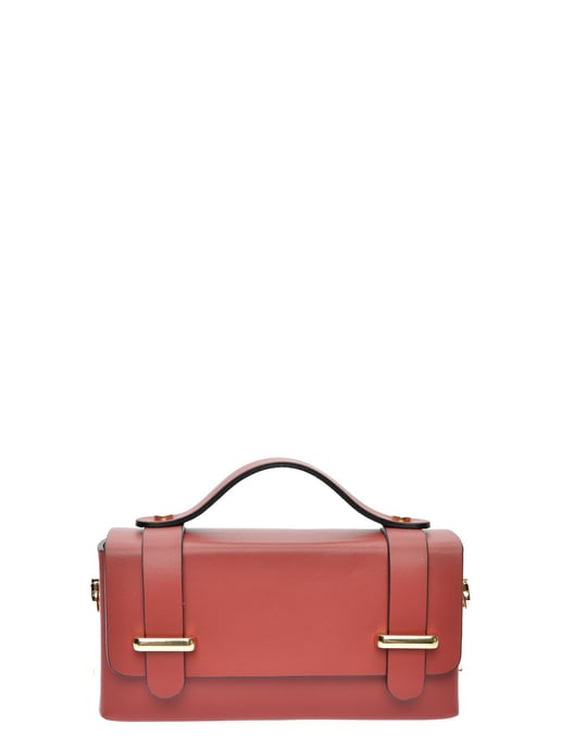Isabella Rhea Red Leather Bag - Image 1