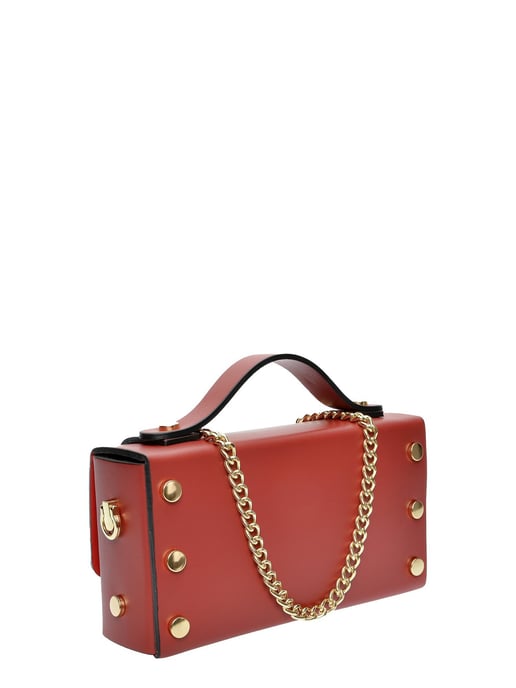 Isabella Rhea Red Leather Bag - Image 2