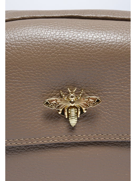 Roberta M Beige Cowhide Leather Bag - Image 3