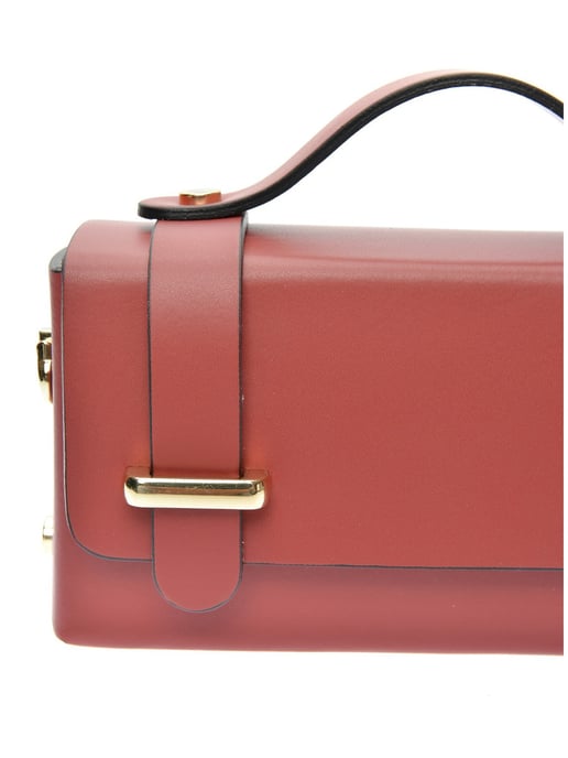 Isabella Rhea Red Leather Bag - Image 3