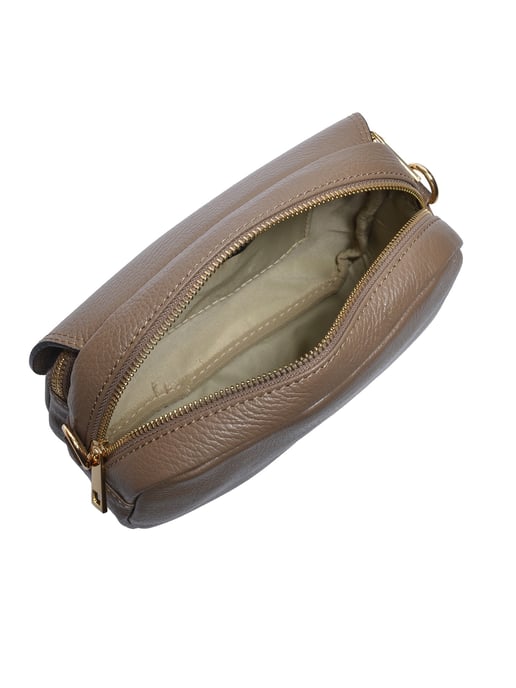 Roberta M Beige Cowhide Leather Bag - Image 4