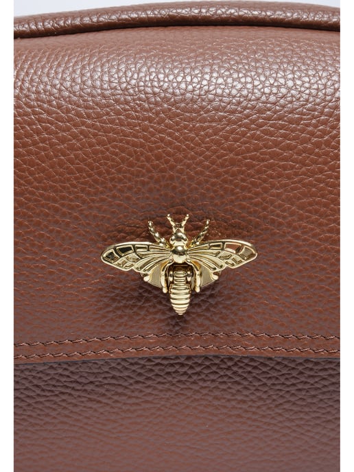 Roberta M Chestnut Brown Cowhide Leather Bag - Image 3