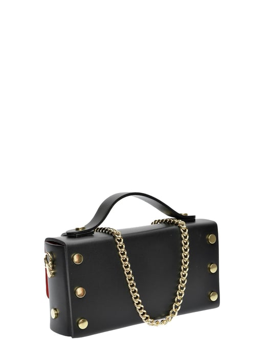 Isabella Rhea Black Cowhide Leather Bag - Image 2