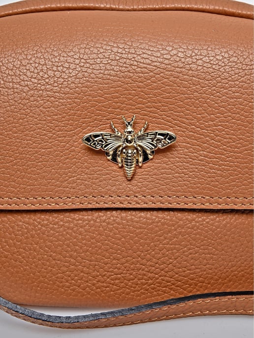 Roberta M Brown Cowhide Leather Bag - Image 3
