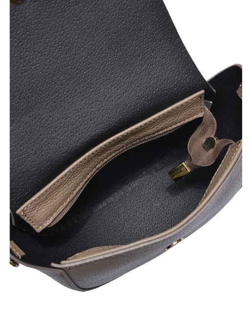 Anna Luchini Beige Rundleer Tas - Image 4