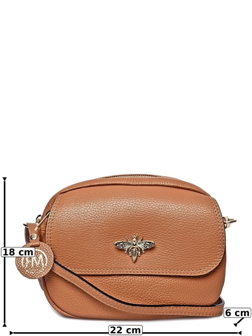 Roberta M Brown Cowhide Leather Bag - Image 6