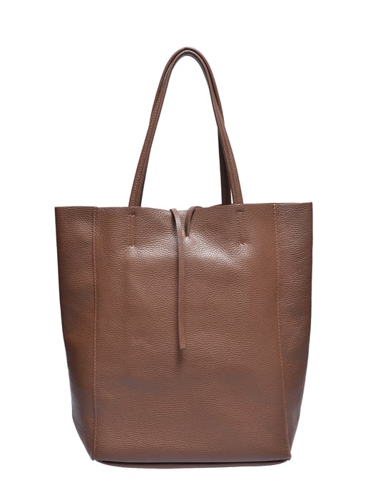 Roberta M Bordeauxrood Rundleer Tas - Image 1
