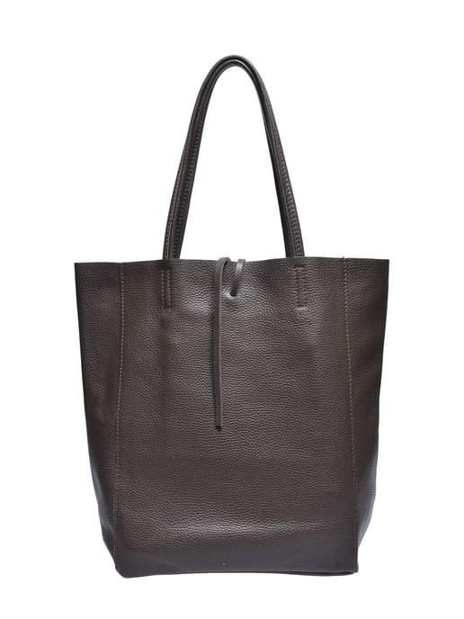 Roberta M Bordeauxrood Rundleer Tas - Image 1