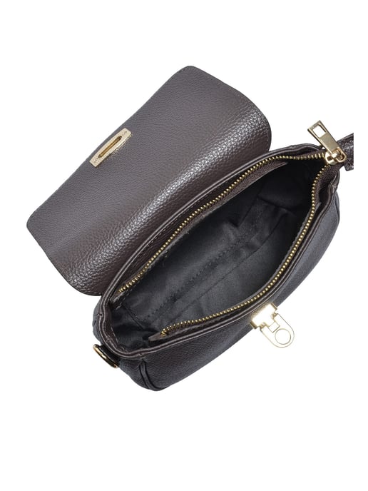 Isabella Rhea Two-Tone Cowhide Leather Bag - Image 4
