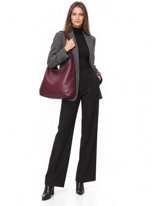 Anna Luchini EDGE Rundleer Tas - Image 6