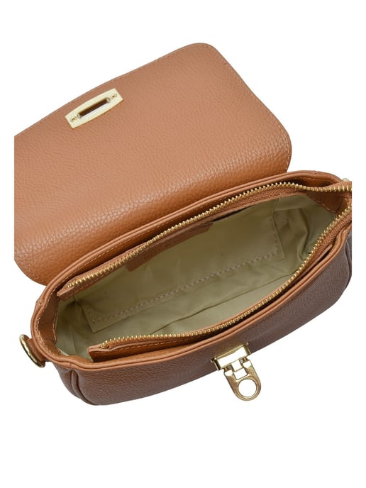 Isabella Rhea Cognac Calf Leather Bag - Image 4