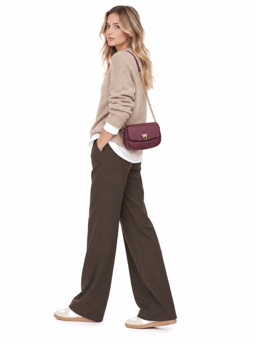 Isabella Rhea WEIN Cowhide Leather Crossbody Bag - Image 5