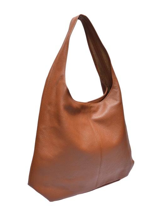 Anna Luchini Brown Cowhide Leather Bag - Image 2