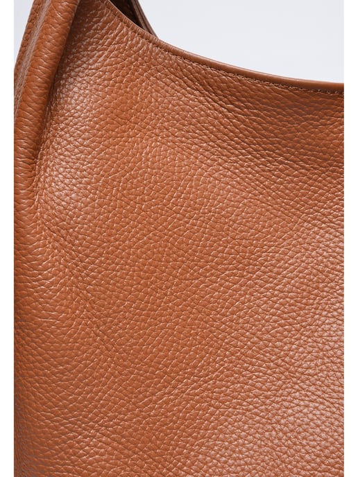 Anna Luchini Brown Cowhide Leather Bag - Image 3