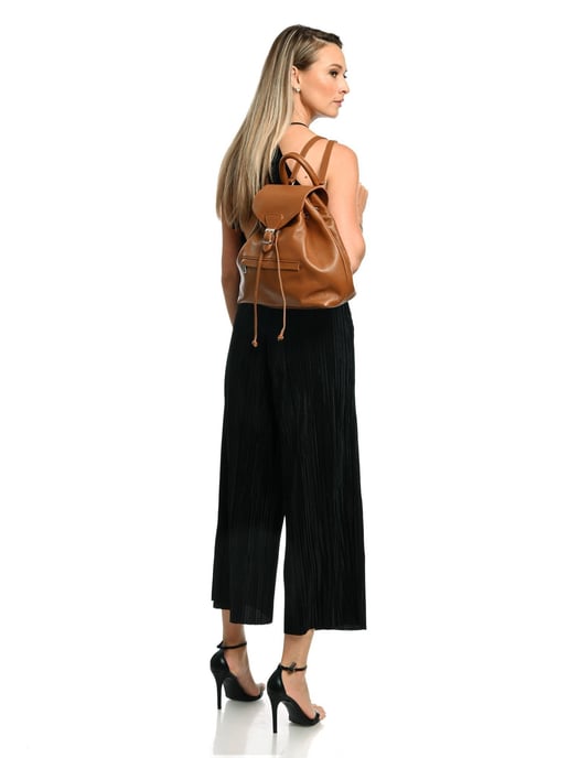 Isabella Rhea Brown Cowhide Leather Bag - Image 5