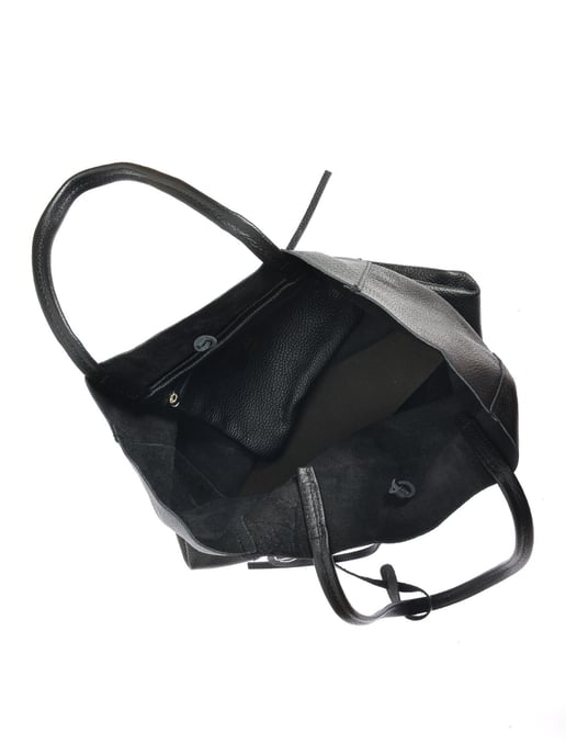 Roberta M Zwart Rundleer Tas - Image 4