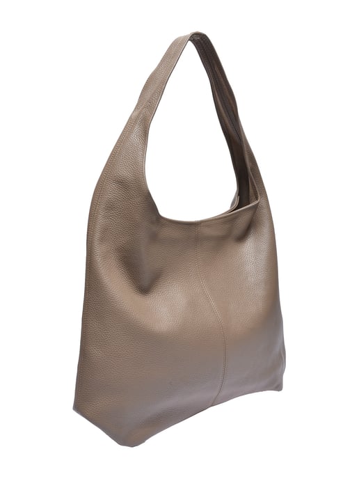 Anna Luchini Beige Rundleer Tas - Image 2