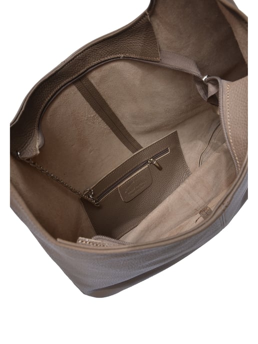 Anna Luchini Beige Rundleer Tas - Image 4