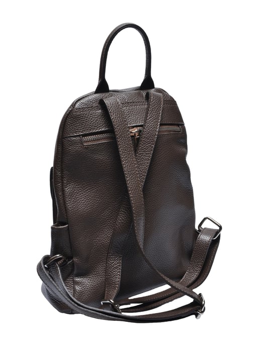 Anna Luchini Bordeauxrood Rundleer Tas - Image 2