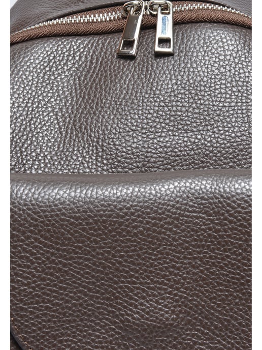 Anna Luchini Bordeauxrood Rundleer Tas - Image 3