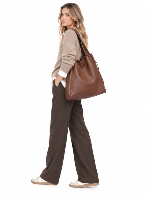 Isabella Rhea BROWN Cowhide Leather Bag - Image 5