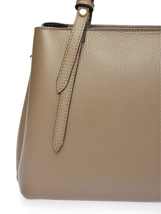 Isabella Rhea Beige Cowhide Leather Bag - Image 3
