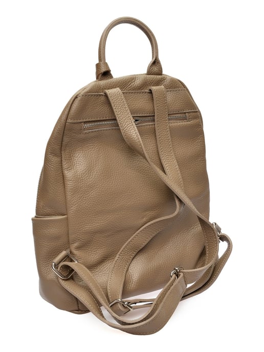 Anna Luchini Beige Rundleer Tas - Image 2
