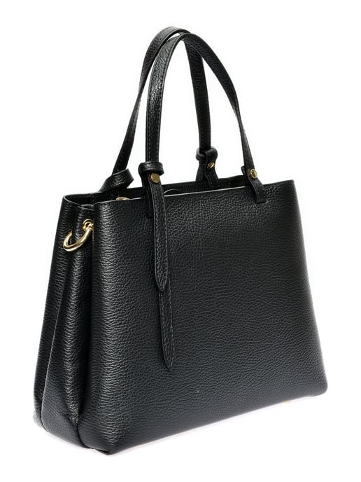 Isabella Rhea Black Cow Leather Bag - Image 2
