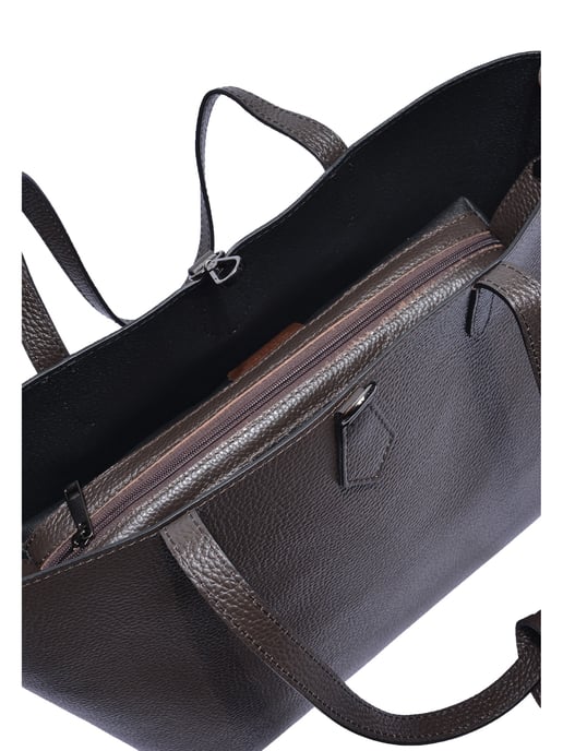 Isabella Rhea Bordeauxrood Rundleer Tas - Image 4