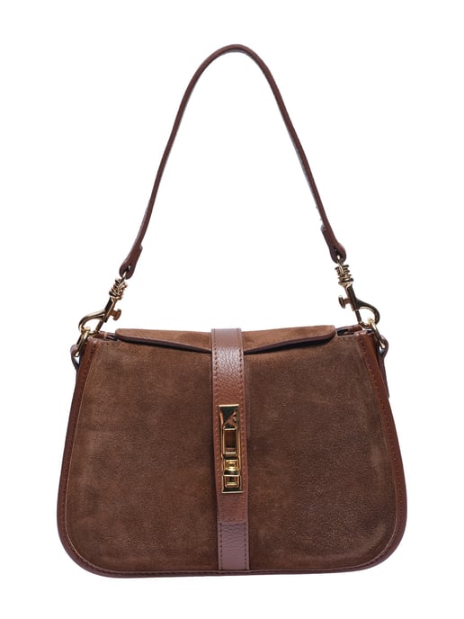 Isabella Rhea Chestnut Brown Cowhide Leather Bag - Image 1