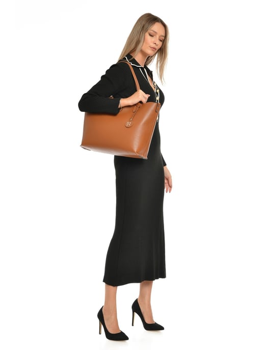 Isabella Rhea COGNAC Rundleer Tas - Image 5