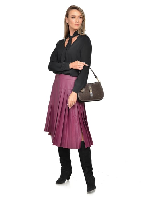 Isabella Rhea Chestnut Brown Leather Handbag - Image 5