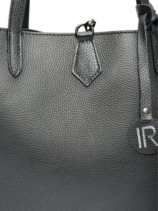 Isabella Rhea ZWART Rundleer Tas - Image 3