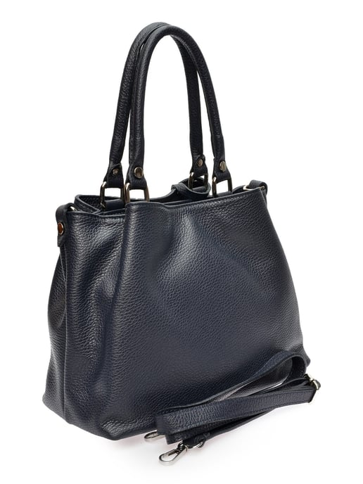 Roberta M Blauw Rundleer Tas - Image 2