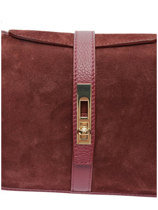 Isabella Rhea Burgundy Cowhide Leather Bag - Image 3