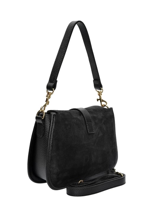 Isabella Rhea Black Cow Leather Bag - Image 2
